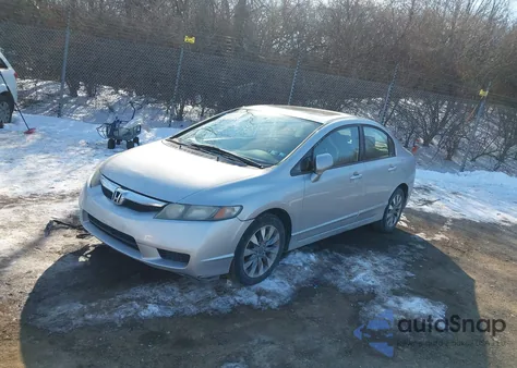 2009 Honda Civic Ex z USA, uszkodzony, nr VIN 1HGFA16859L023801